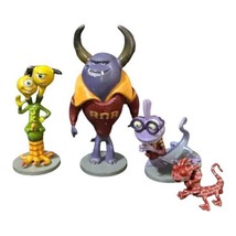 4 Disney Monsters Inc University Figures Terri Terry Randall Johnny Worthington - $7.99