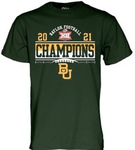 Size Small Baylor Bears Blue 84 2021 Big 12 Football Conference Champions Shirt - £16.53 GBP