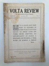 VTG Volta Review Magazine January 1921 The Wright of Oral School No Label - £22.45 GBP