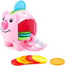 Fisher-Price Laugh &amp; Learn Smart Stages Piggy Bank, interactive baby toy with - £28.73 GBP
