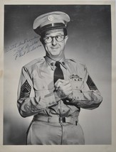 Phil Silvers Signed Photo - Sergeant Bilko - The Phil Silvers Show w/COA - £190.80 GBP