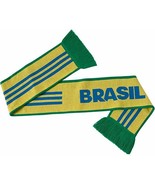 NWT New Brazil adidas Official Home Green/Yellow/Blue Soccer Futbol Scarf - £15.54 GBP