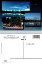 Alaska Denali National Park Sled Dogs Mt. McKinley VTG Postcard - £7.39 GBP