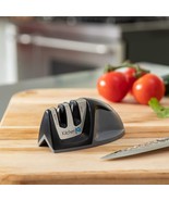 Edge Grip 2-Stage Knife Sharpener Coarse &amp; Fine, Non-Slip Base, Soft Gri... - $5.47 CAD