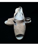 Spring Step Tan Leather Sandal Shoes Belize Size 41 Euro 10-10.5 USA NWOB - £31.22 GBP