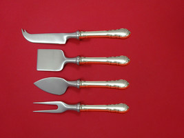 Modern Victorian by Lunt Sterling Silver Cheese Serving Set 4pc HHWS  Cu... - £205.83 GBP