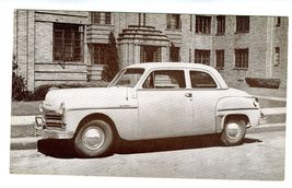 1949 Plymouth Club Coupe  Dealer Advertising Postcard - $14.83