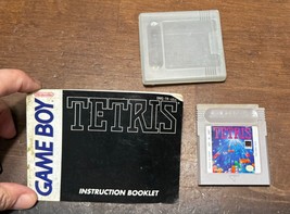 Tetris (Nintendo Game Boy, 1989) Original Game Cartridge With Manual &amp; case - £16.02 GBP