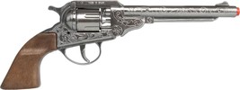 Gohner Cowboy Colt Style Revolver Pistol 8 shot Toy Cap Gun Made in Spain - £24.38 GBP
