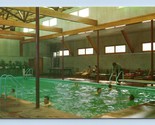 Indoor Pool Eastover Hotel Lenox Massachusetts MA UNP Chrome Postcard P2 - $2.92