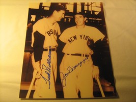 *Signed* Ted Williams &amp; Joe Dimaggio 8&quot;x10&quot; Photo Autograph Authentic [c4c] - £324.76 GBP