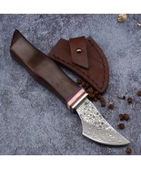 Mini Butcher Knife Miniature Leather Sheath Tiny Knives Pocket Hunting K... - $49.86 CAD