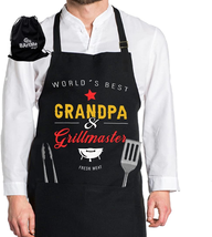 Funny Kitchen Apron - Cooking Bbq Grilling Chef - Reusable Gift Bag - 10... - £19.54 GBP