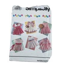 Simplicity Sewing Pattern 7353 Dress Toddler Girls Size 2-6X - $6.29