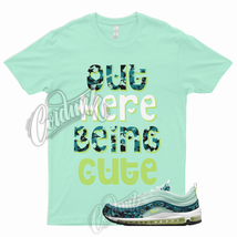 CUTE T Shirt Air Max 97 Green Camo Mint Foam Barely Volt Neon Lime Vapormax Plus - £21.23 GBP