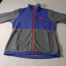 The North Face ANLP Women Gray & Purple Denali Fleece Polartec Full Zip Jacket M image 8