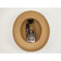 Men Bruno Capelo Summer Spring Soft Straw Style Hat Godfather GF211 Cognac image 2