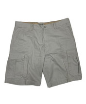 Sun River Men Size 38 Light Gray Cargo Shorts Inseam 11&quot; - $6.98
