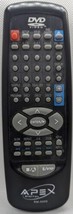 Apex DVD Remote Control ~ Model RM-5000 - $9.90