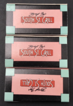 3 - Bridget Foy&#39;s South St Grill Restaurant Philadelphia PA Matchbook Matchbox - £10.99 GBP