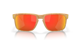 Oakley Holbrook Polarized Sunglasses OO9102-Y855 Stone Desert Tan W/ Prizm Ruby - £116.28 GBP