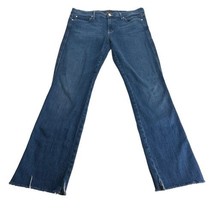 mother jeans the rascal peppermint kisses undone Snippet hem jeans - $59.39