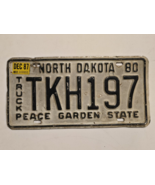 1980 North Dakota ND Truck License Plate TKH197-Peace Garden State-VTG-M... - $27.35 CAD