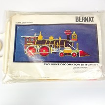 Bernat Crewel Embroidery Kit  SO 9082 Last Of the Giants Steam Train 28x12 NOS - £23.34 GBP
