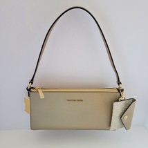 Michael Kors Vincent Medium Pouchette Card Case Pale Gold Shoulder Handbag - £89.55 GBP