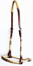Horse Western CORE BOSAL HACKAMORE BITLESS BRIDLE HEADSTALL MECATE 27902 - $911.38 MXN