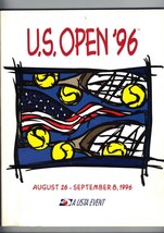 1996 Tennis US Open Championship Program Pete Sampras Steffi Graf - £115.18 GBP