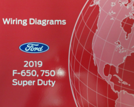 2019 FORD F650 F-650 F-750 Electrical Wiring Diagrams Diagram Manual EWD WORN - £15.17 GBP