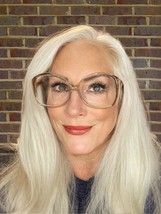 Anne Klein Womens VTG Glasses Frames Oversized 80s Mod Retro 56[]18 Cer... - $1,245.70 MXN