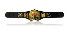 Greg Valentine Brutus &quot;Barber&quot; Beefcake Dual Signed WWF Rep Belt PSA/DNA COA WWE - £222.25 GBP
