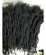 100% Human Hair handmade Dreadlocks 10 pieces 5&quot; long 3mm-3.5mm thick sm... - £40.63 GBP