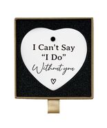 Bridesmaid Maid of Honor Heart Ceramic Ornament Wedding Gift - €9,88 EUR