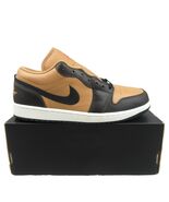 Air Jordan 1 Mid SE Sneakers Mens Size 10.5 Flax Baroque Brown NEW HQ360... - $89.99