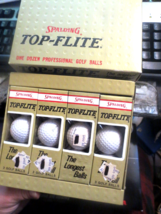 A dozen Vintage Spalding Top-Flite Golf Balls Unused in Box - £14.55 GBP