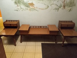 Vintage Mersman Maple Two End Tables And Coffee Table Set - $99.00
