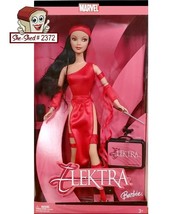 ELEKTRA Barbie Marvel Comics 2005 Barbie H1699 by Mattel NIB - £31.83 GBP