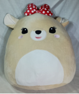 NWT 2021 Big Squishmallows Rudolph the Red-Nose Reindeer Clarice Plush L... - $28.41