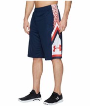 Under Armour Ua Space The Floor Shorts Navy Xxl New W Tag - £27.52 GBP