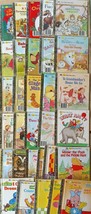 Lot 35 a First Little Golden Book Gingerbread Man Animals Bambi Pooh Ses... - £50.82 GBP