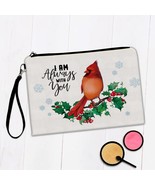 Cardinal Snow Winter Berries : Gift Makeup Bag Bird Grieving Lost Loved ... - £9.48 GBP+