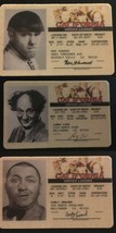 Moe Larry Curly Shemp Three Stooges 3 or 4 novelty cards - $26.73+