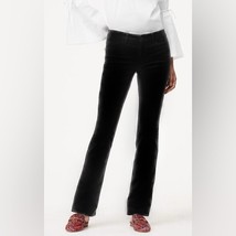 LOFT Ann Taylor Black Corduroy Curvy Boot Women’s 31 12P Jeans Soft Comf... - £35.04 GBP