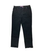 Gloria Vanderbilt Size 10 Jean Womens Amanda Black Ankle Denim Stretch Jean - £10.38 GBP