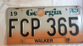 1996 Georgia License Plate Walker County FCP 365 - $12.59