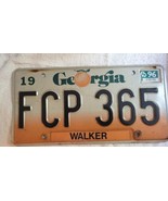 1996 Georgia License Plate Walker County FCP 365 - $237.90 MXN