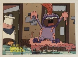 Aaahh Real Monsters Trading Card 1995 #76 Pie In Your Eye - £1.54 GBP